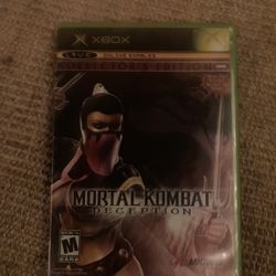 Mortal Kombat Deception Kollectors Edition Xbox Video Game