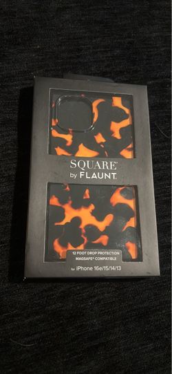 Square by Flaunt iPhone Case Tortoise Print