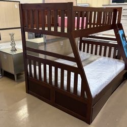 Twin/Full Bunk Beds Available In Different Colors 