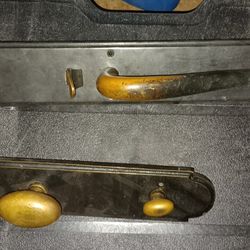 Antique Door Lock Handle Assembly