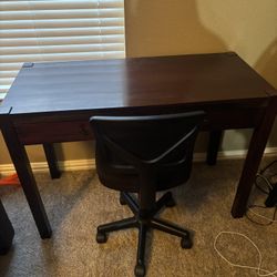 Desk With Adjustable Chair