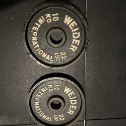 Weider 22lb Plate Set
