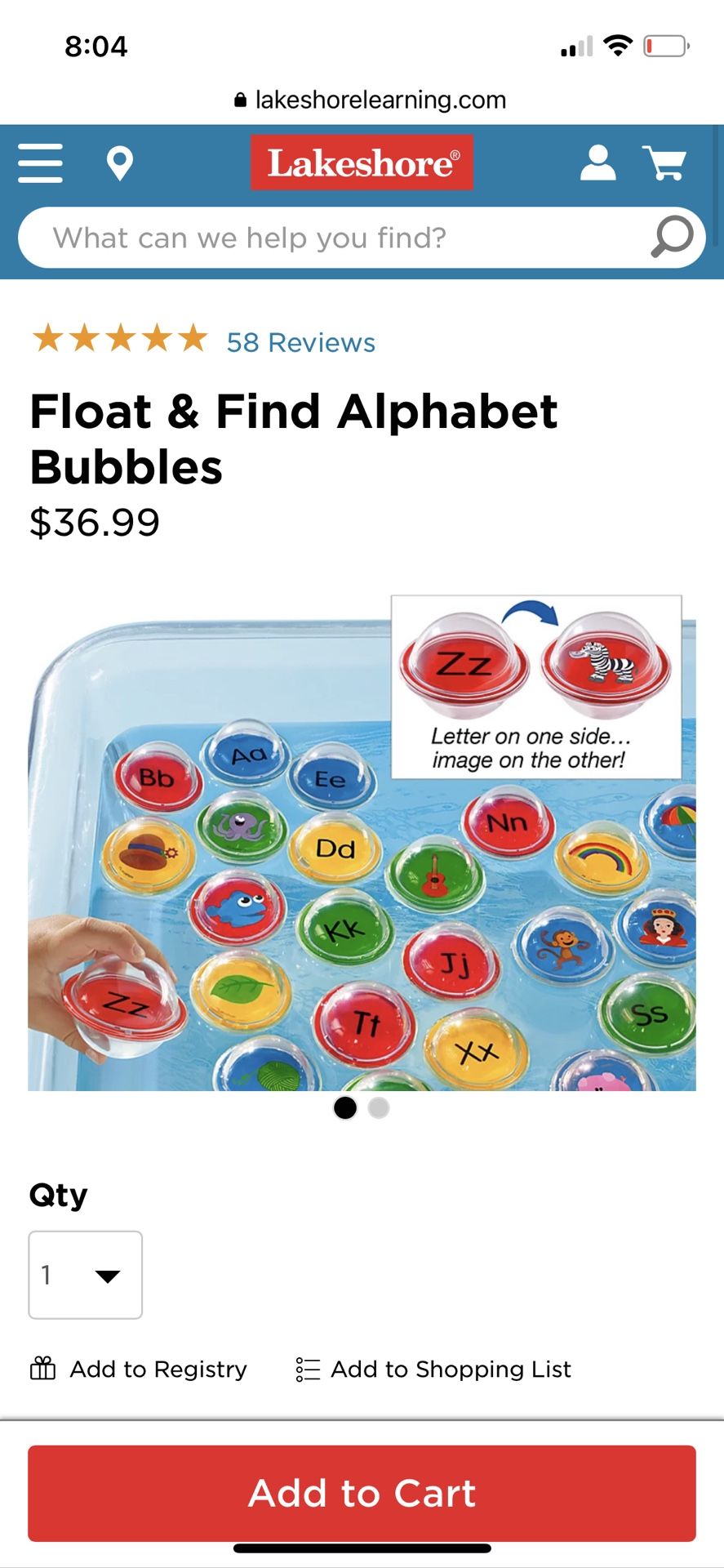Lakeshore Learning Resources Brand Float Find Double sided Alphabet Lakeshore learning resources brand float find double sided alphabet