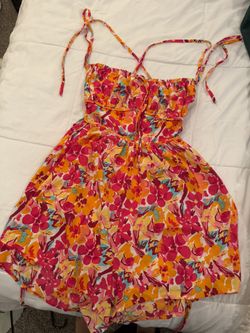 Floral Backless Romper 