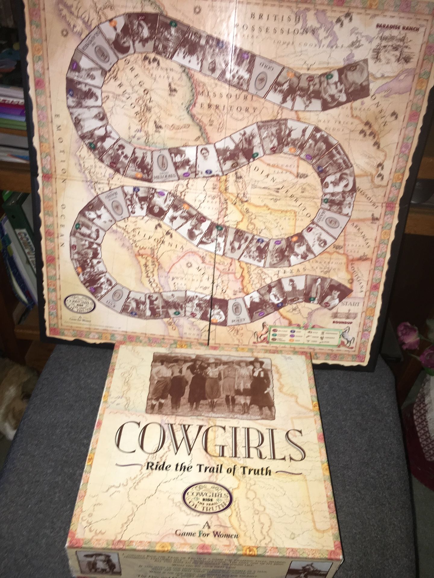 GAME, BOARD GAME FOR COWGIRLS