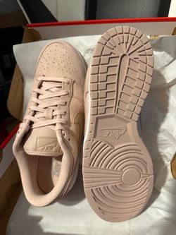 Pink oxford Nike dunk low