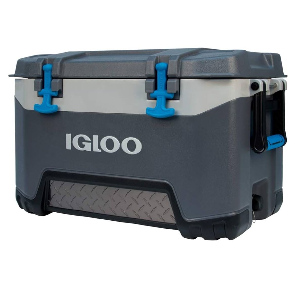Igloo BMX Grey and Blue 52-Quart Insulated Chest Cooler
