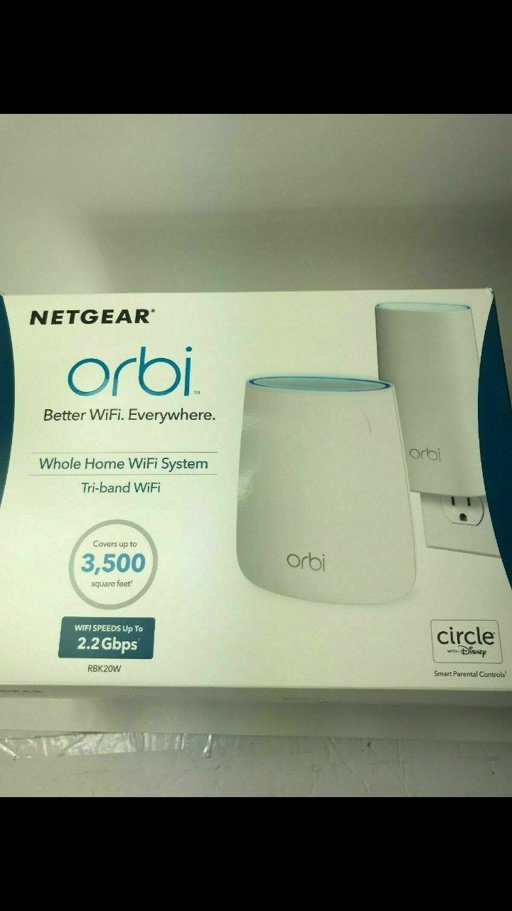Netgear Orbi whole home Tri-band WiFi system BRAND NEW!