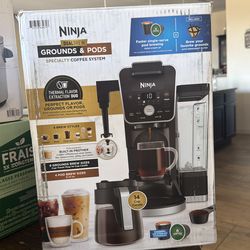 Ninja Dual Brew Grounds & Pods Specialty Coffee System w/ Frother