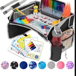 Pillar I Kids Travel Tray for Car - Car Seat Tray for Kids Travel, Car Trays for Kids Roadtrip ... 