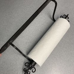 Antique Metal Paper Towel Holder 