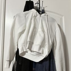 white mini sweater