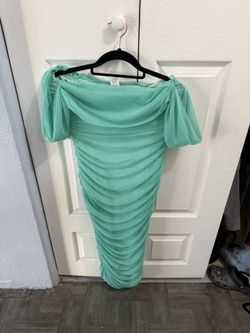 Aqua Green Dress