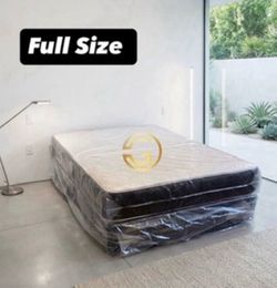 Full Size Mattress Set – Medium Comfort – Available Today 🚚