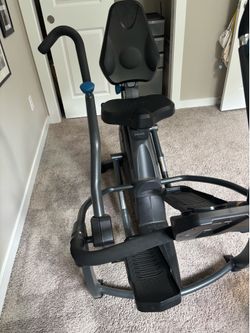 Recumbent elliptical