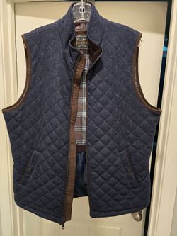 J.S.A. Bank Reserve Quilted Herringbone Vest