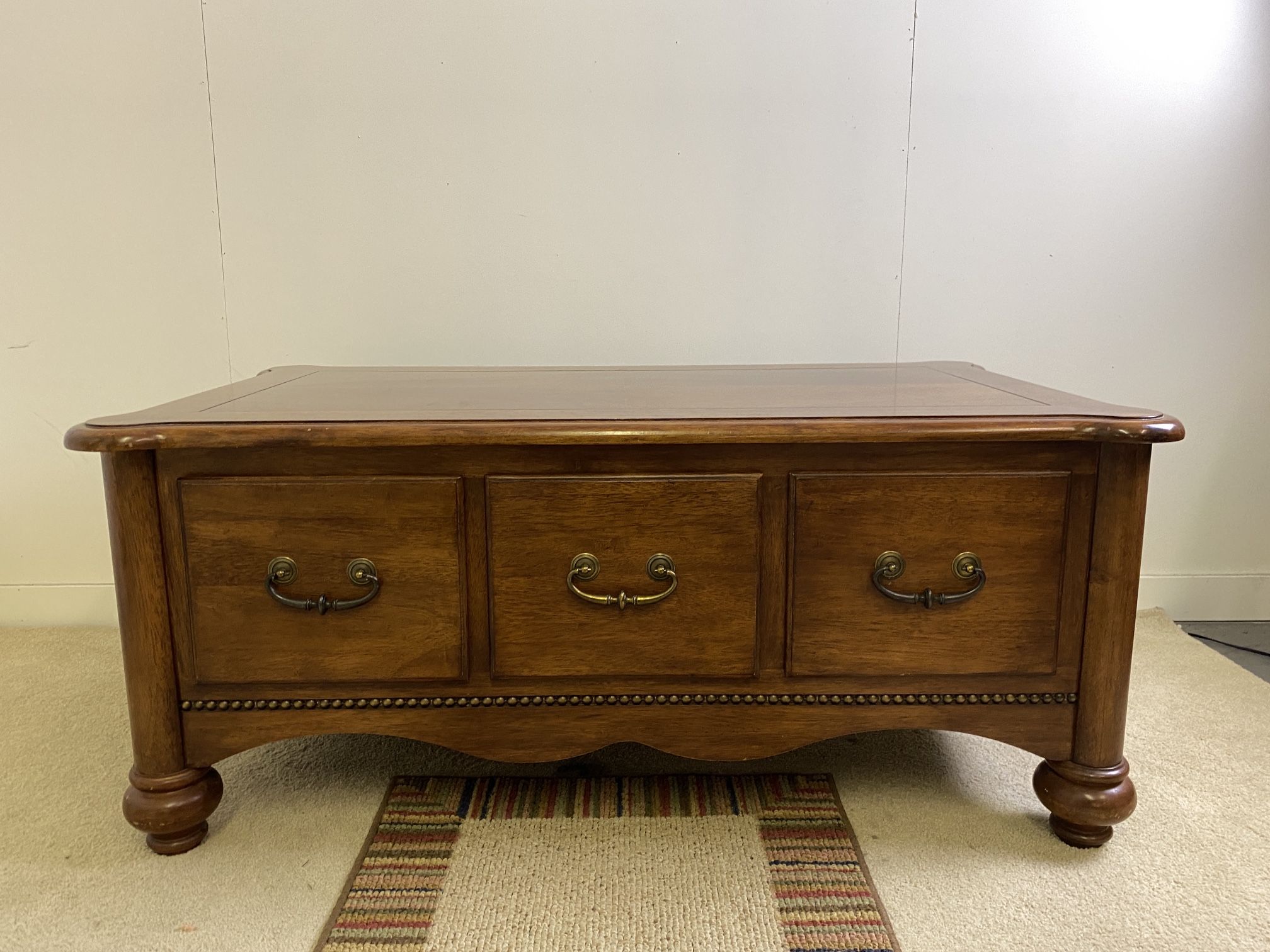 Bassett Nailhead Coffee Table