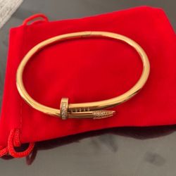 Gold Plated Stainless Steel Bangle 