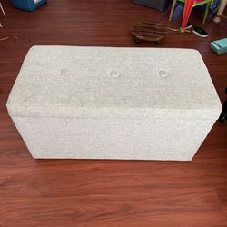 Grey StorGe Ottoman