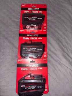 Milwaukee forge 12.0 batteries
