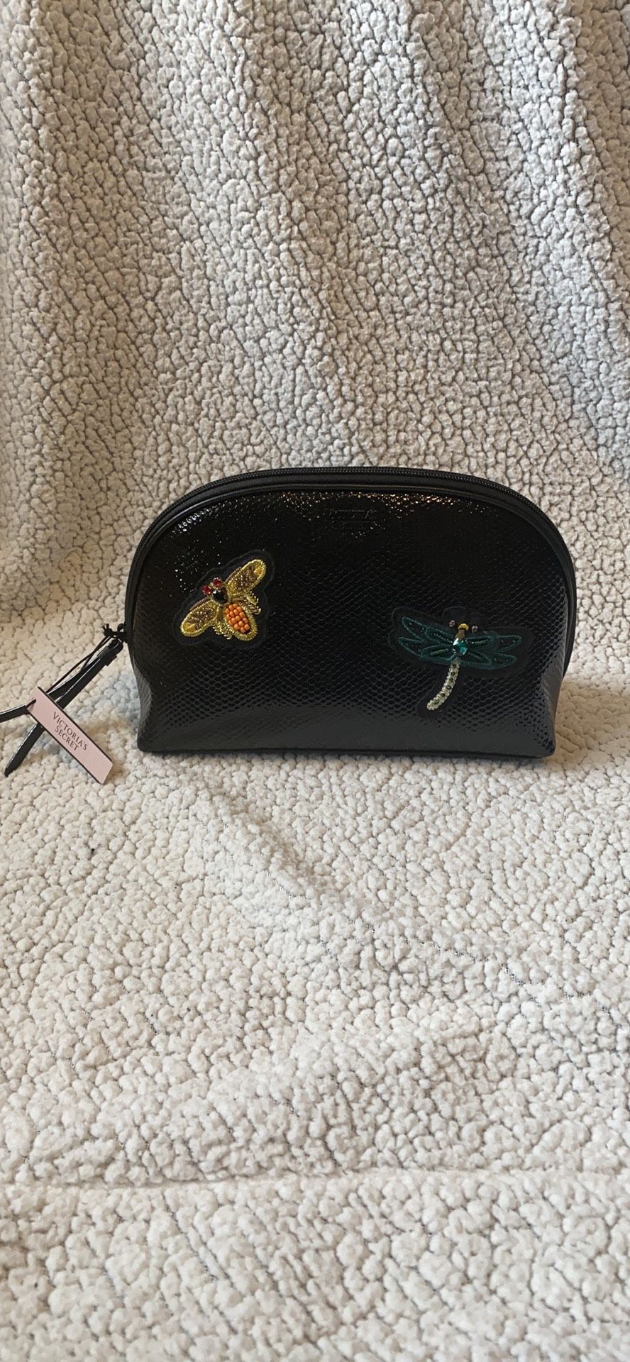 Victoria’s Secret Black Bee & Dragonfly Cosmetic Bag