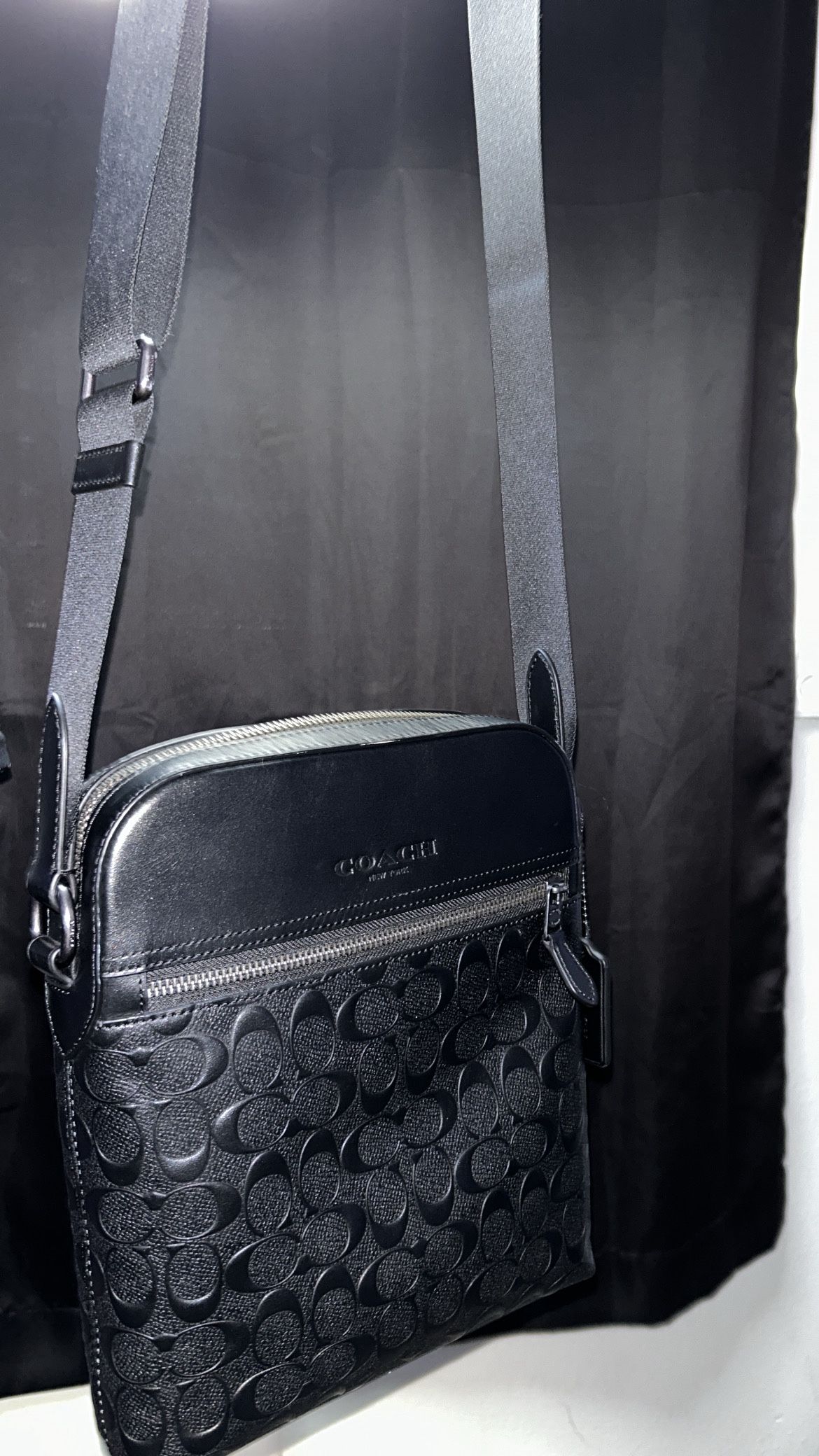 COACH Hand Bag Leather