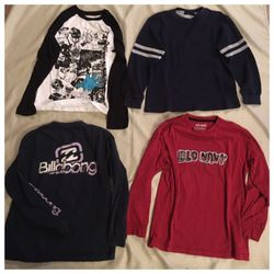Boys long sleeve shirt size 8 and 10