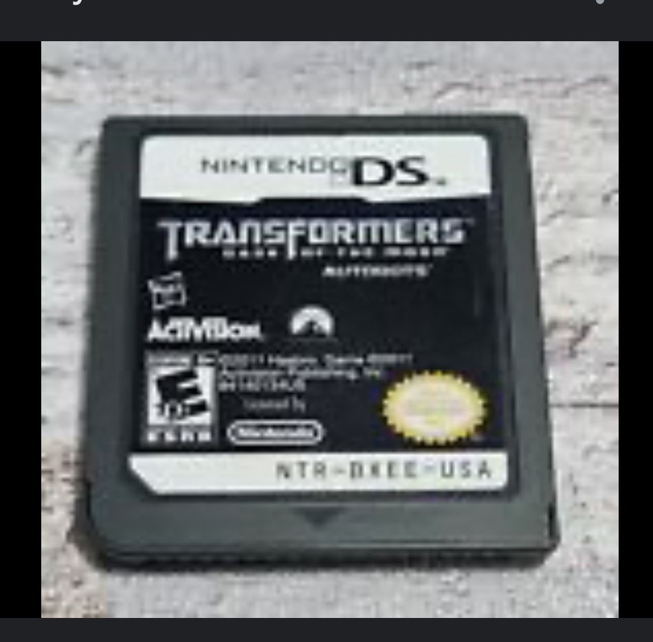 Nintendo DS transformer prime