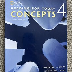 Reading for Today 4: Concepts 