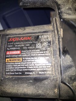 Two Vintage Circular Saws