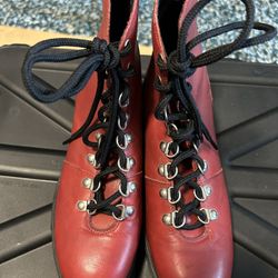 Red High Top Boots