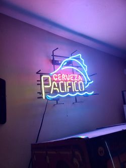 Pacifico neon sign