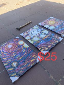 Framed Abstract Art 🖼 set $25