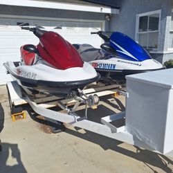 2012 & 2004 Kawasaki Seadoo & Trailer