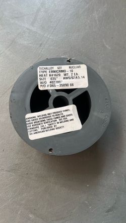 ERNiCrMo-10 Welding wire .035” I have 50 rolls