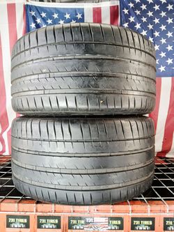 ✅ 2 Used Tires 295/35ZR20 MICHELIN PILOT SPORT 4S 295/35R20 MAX PERFORMANCE SPORT CARS 295 35 20