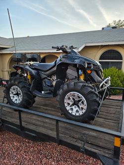 Can-Am Renegade 800R ATV Black with Mud Tires