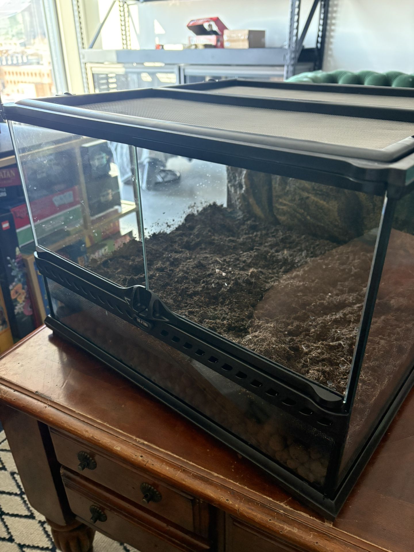 18x18x12 Exo Terra With Substrate