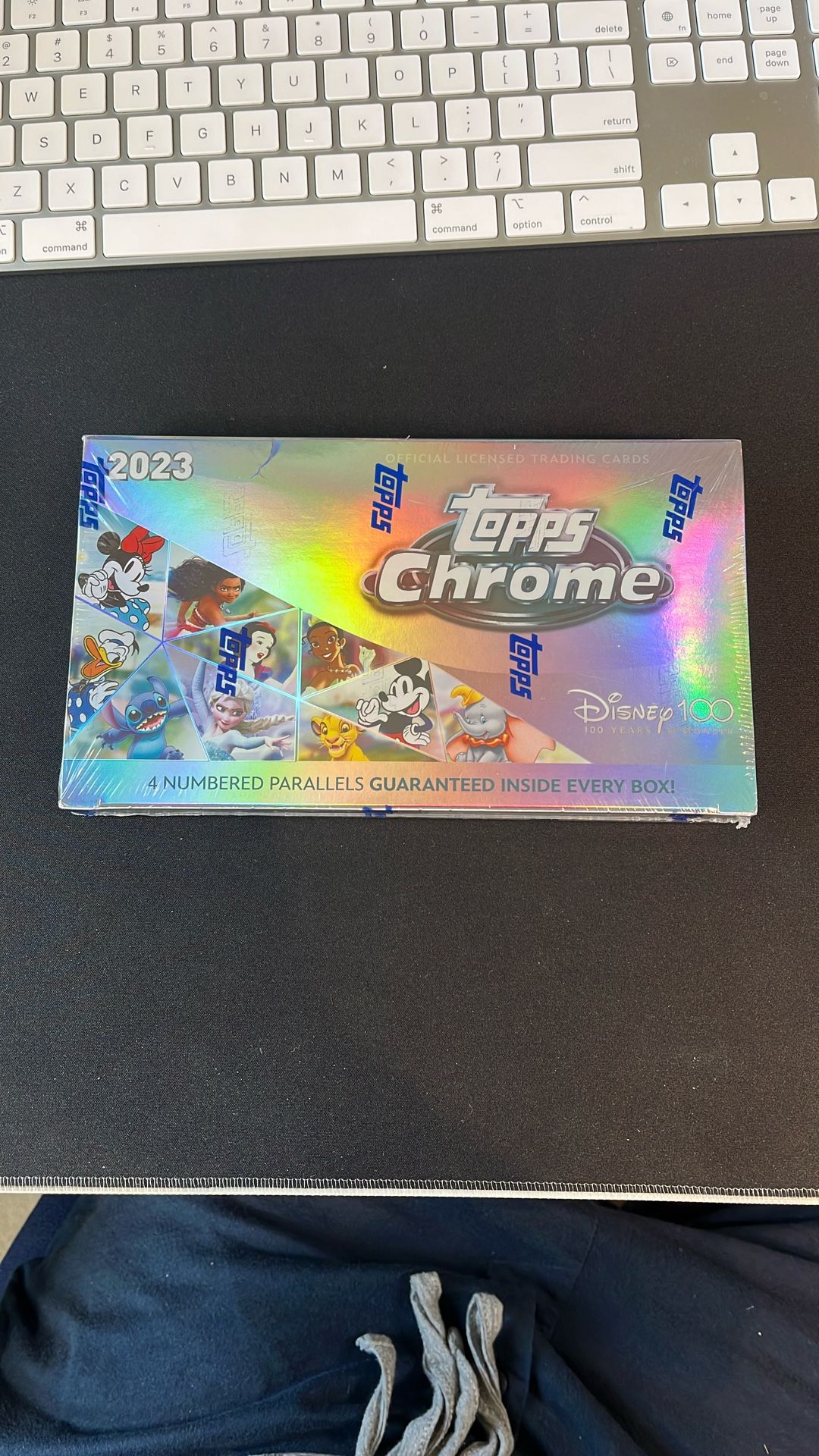 Sealed 2023 Topps Chrome Disney D100 Hobby box - First Year Rookie Mickey RC