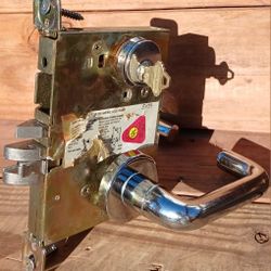 Schlage Mortise Lock Bright Office Inner Entry Brass Chrome L9050R 03 625 Door Handle