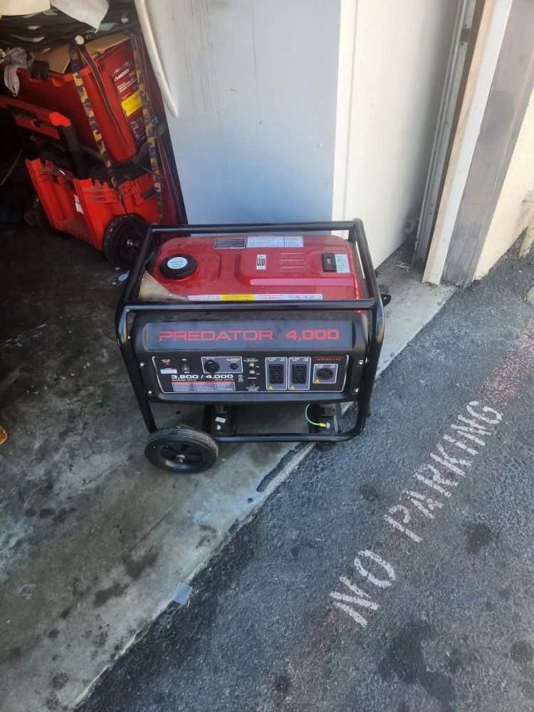 Harbor Freights 4000 Predator Generator