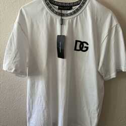 Dolce & Gabbana White 'DG' T-Shirt