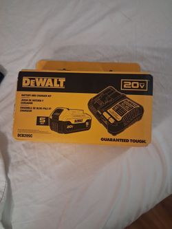 $100 Dewalt20vBattery and Charger Kit