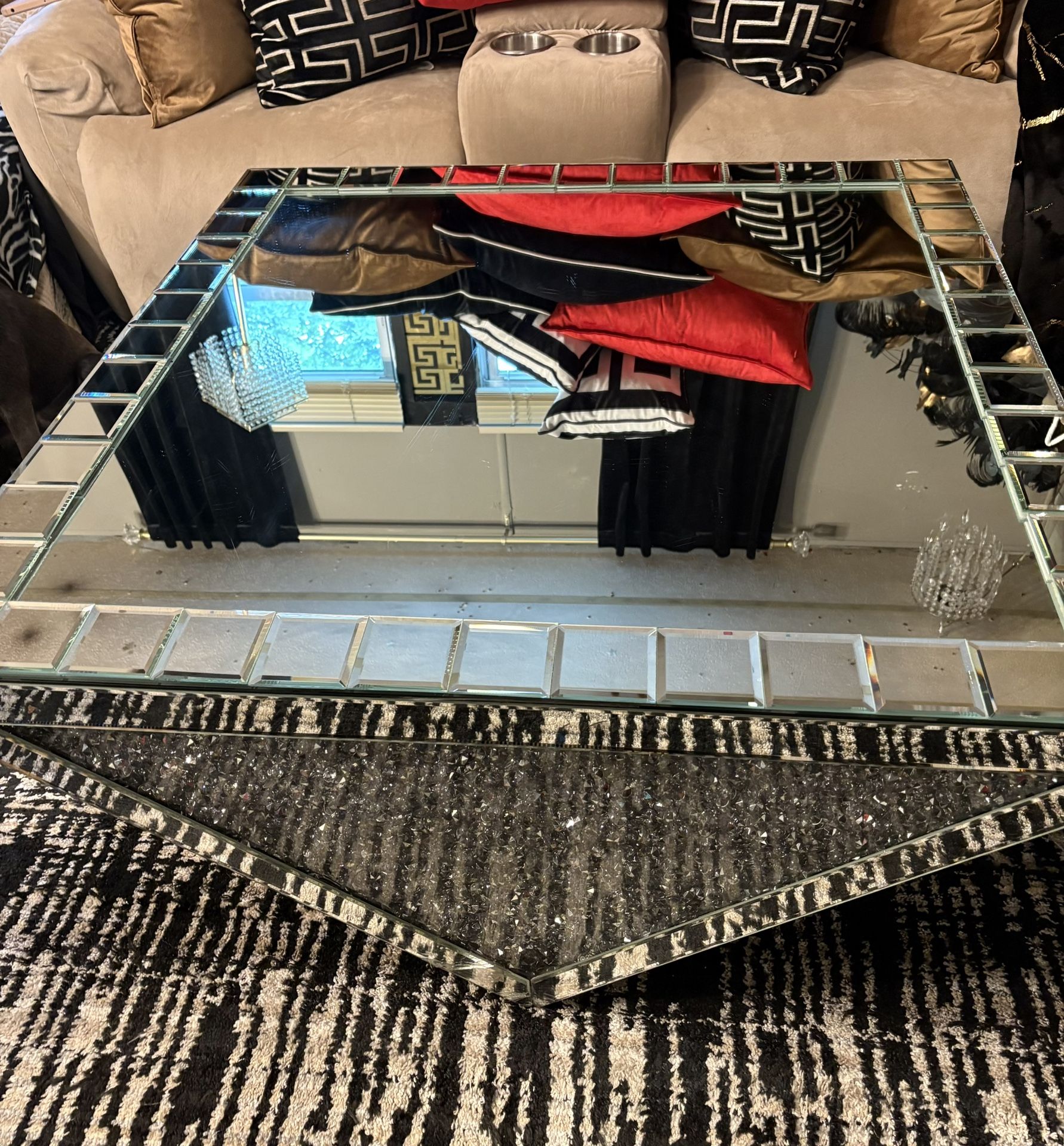 Mirrored Coffee Table