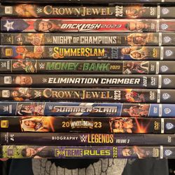 WWE DVDs
