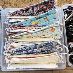 3 Layer Cotton Face Masks