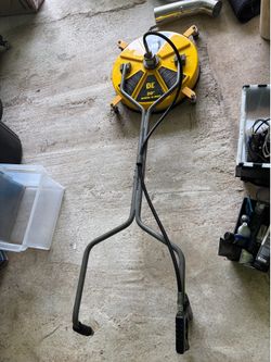BE Power Equipment Whirl-A-Way 20" surface cleaner designed for pressure washers.