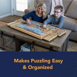 Jumbo Size 36 X 27 Puzzle Board With 4 Drawers $89 New