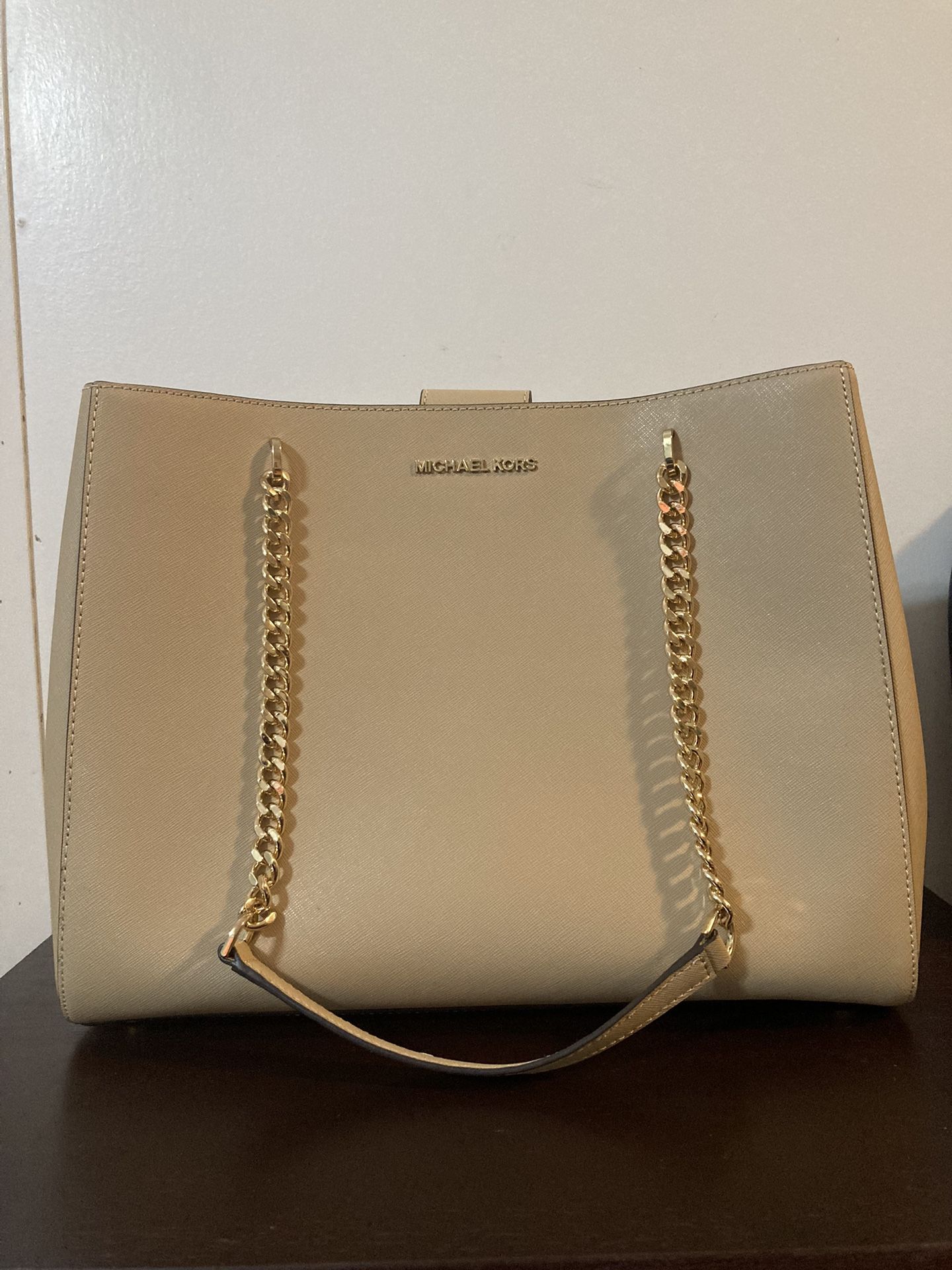 Michael Kors Bag, Beige, 13” x 10”