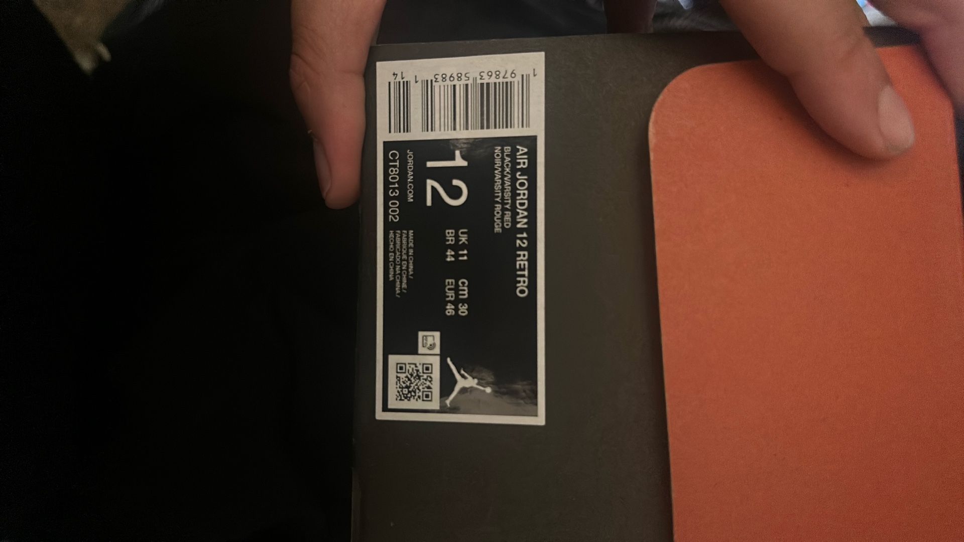 Air Jordan 12 Flu Game Size 12 New In The Box